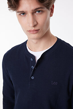 Regular Fit Normal Kesim %100 Pamuk Bisiklet Yaka Tişört - Sky Captain-L61RNBHY (görsel 4)
