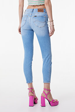 Scarlett Skinny Fit Dar Kesim Yüksek Bel Açık Mavi Esnek Jean Kot Pantolon - Light Blue-L626014404 (görsel 4)