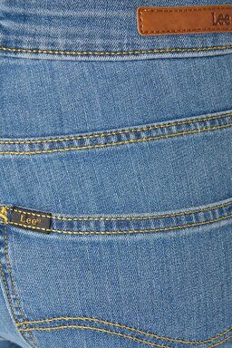 Scarlett Skinny Fit Dar Kesim Yüksek Bel Esnek Jean Kot Pantolon - Mid Blue-L626EMXT (görsel 6)