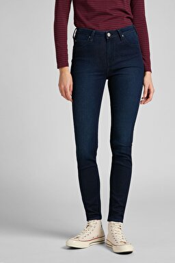 Scarlett High Skinny Fit Yüksek Bel Jean Pantolon - Night Blue-L626RKEX