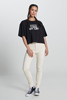Scarlett Skinny Fit Dar Kesim Yüksek Bel Esnek Jean Kot Pantolon - Raw-L626TP49