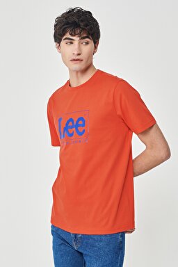 Regular Fit Normal Kesim %100 Pamuk Bisiklet Yaka Mercan Tişört - Coral-L68TYS512 (görsel 3)