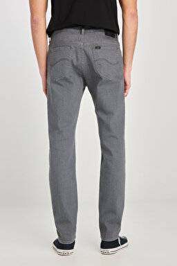 Rider Slim Fit Dar Kesim Normal Bel Gri Pamuklu Esnek Denim Pantolon - Gray-L7010002635 (görsel 4)