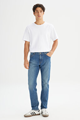Pamuklu Slim Fit Dar Kesim Esnek Jean Denim Kot Pantolon - Worn From Raw-L70100029HD