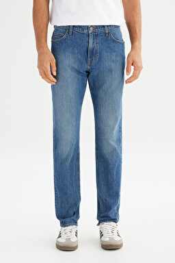 Pamuklu Slim Fit Dar Kesim Esnek Jean Denim Kot Pantolon - Worn From Raw-L70100029HD (görsel 2)