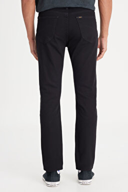 Rider Slim Fit Dar Kesim Normal Bel Esnek Jean Kot Pantolon - Clean Black-L701016AE (görsel 5)