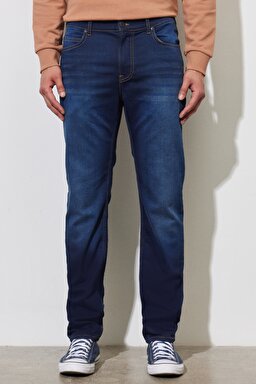 Rider Slim Fit Dar Kesim Normal Bel Esnek Jean Kot Pantolon - Stone-L701022013