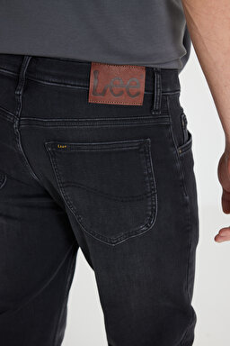 Rider Slim Fit Dar Kesim Normal Bel Siyah Esnek Jean Kot Pantolon - Black-L701025001 (görsel 6)