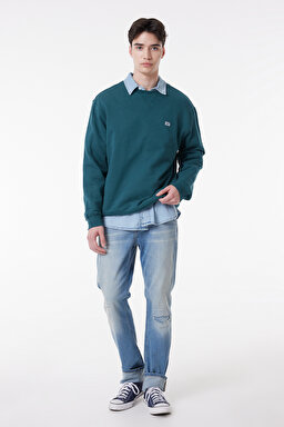 Slim Fit Dar Kesim Normal Bel Açık Mavi Esnek Rider Jean Denim Kot Pantolon - Light Blue-L701064404 (görsel 2)