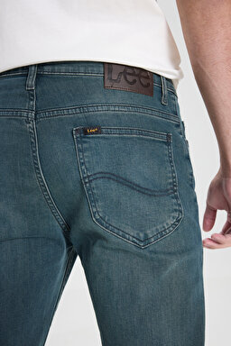 Slim Fit Dar Kesim Normal Bel Dar Paça Rider Antrasit Jean Kot Pantolon - Stone-L70115858 (görsel 6)