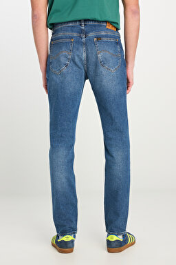 Rider Slim Fit Normal Bel Denim Esnek Jean Kot Pantolon - Worn From Raw-L701KNHD (görsel 4)