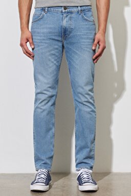 Rider Slim Fit Dar Kesim Normal Bel Esnek Jean Kot Pantolon - Lt Used Marvin-L701KNMB
