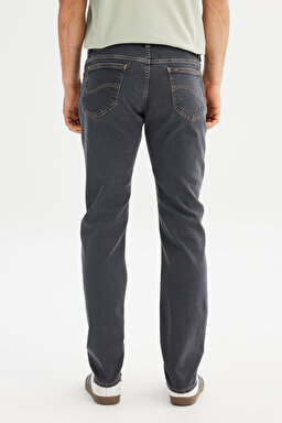Rider Slim Fit Normal Bel Denim Esnek Jean Kot Pantolon - Black-L701OR47 (görsel 6)