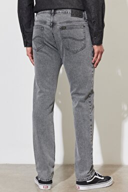 Rider Slim Fit Dar Kesim Normal Bel Esnek Jean Kot Pantolon - Slate Acid-L701ORGX (görsel 5)