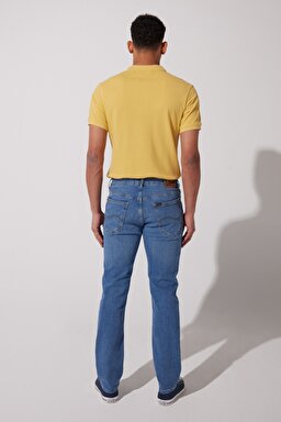 Daren Straight Fit Normal Bel Mavi Esnek Jean Kot Pantolon - Fade Out-L706011C19 (görsel 6)