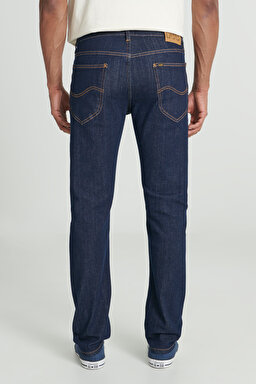 Regular Fit Normal Kesim Normal Bel Düz Paça Daren Lacivert Jean Kot Pantolon - Rinse-L706016401 (görsel 7)