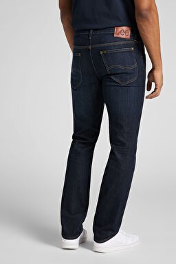 Daren Straight Fit Normal Bel Denim Esnek Jean Kot Pantolon - Dark Blue-L706AADB (görsel 4)