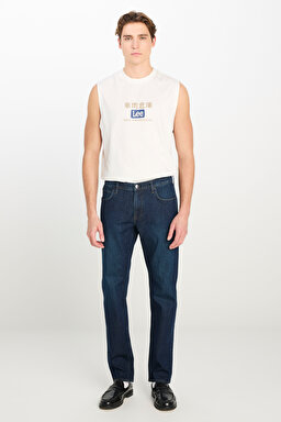 Daren Regular Fit Normal Kesim Normal Bel Koyu Mavi Pamuklu Esnek Jean Pantolon - Dark Indigo-L70700022317