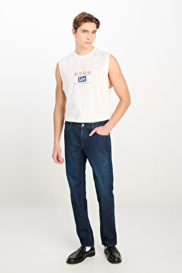 Daren Regular Fit Normal Kesim Normal Bel Koyu Mavi Pamuklu Esnek Jean Pantolon - Dark Indigo-L70700022317 (görsel 2)