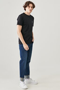 Daren Regular Straight Fit Normal Bel Esnek Jean Kot Pantolon - Blue-L707001400 (görsel 2)