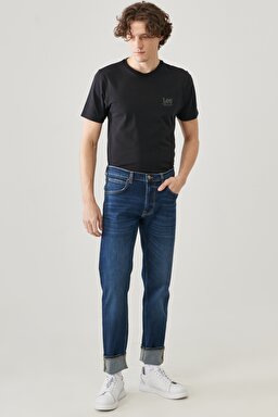 Daren Regular Straight Fit Normal Bel Esnek Jean Kot Pantolon - Blue-L707001400 (görsel 3)