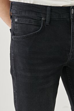 Daren Regular Straight Fit Normal Bel Esnek Jean Kot Pantolon - Bright White-L707014LJ (görsel 3)