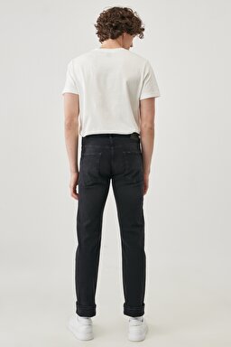 Daren Regular Straight Fit Normal Bel Esnek Jean Kot Pantolon - Bright White-L707014LJ (görsel 4)