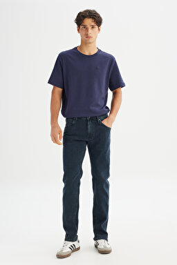 Daren Regular Straight Fit Normal Bel Esnek Jean Kot Pantolon - Night Shade-L707030CP