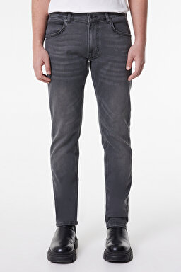 Daren Regular Fit Normal Kesim Normal Bel Gri Esnek Jean Kot Pantolon - Gray-L707057035