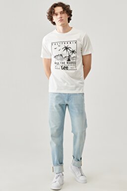 Daren Straight Fit Normal Bel Denim Esnek Jean Kot Pantolon - Bleached Dale-L707DHVJ (görsel 2)