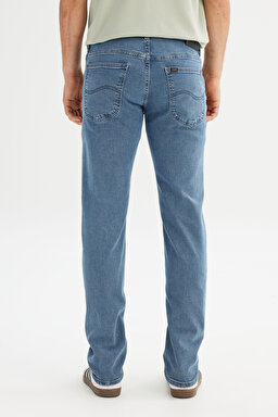 Daren Regular Straight Fit Normal Bel Esnek Jean Kot Pantolon - Storm Cloud-L707PTFL (görsel 5)