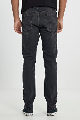 Daren Straight Fit Normal Bel Denim Esnek Jean Kot Pantolon - Dk Worn Magnet-L707PYCB (görsel 7)