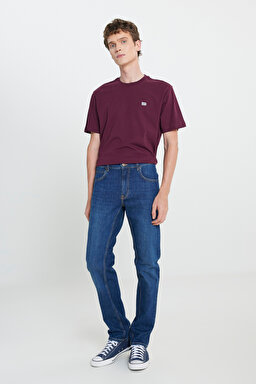 Daren Regular Fit Normal Bel Koyu Mavi Esnek Jean Kot Pantolon - Dark Hunt-L707VME13 (görsel 2)