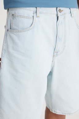 Regular Fit Normal Kesim 5 Cep Esnek Jean Şort - Light Fallon-L70UGAOU (görsel 5)