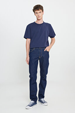 West Straight Fit Normal Bel Esnek Jean Kot Pantolon - Rinse-L70WMW36
