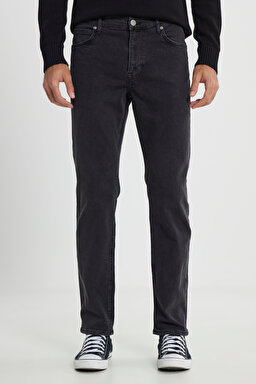 West Straight Fit Normal Bel Esnek Jean Kot Pantolon - Used Hellen-L70WPCMM (görsel 3)