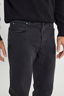 West Straight Fit Normal Bel Esnek Jean Kot Pantolon - Used Hellen-L70WPCMM (görsel 5)