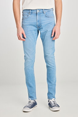 Luke Slim Fit Dar Kesim Açık Mavi Pamuklu Esnek Jean Denim Pantolon - Light Blue-L71900037404 (görsel 3)
