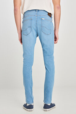 Luke Slim Fit Dar Kesim Açık Mavi Pamuklu Esnek Jean Denim Pantolon - Light Blue-L71900037404 (görsel 4)