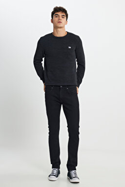 Luke Slim Fit Düşük Bel Denim Esnek Jean Kot Pantolon - Venom Black-L719012009 (görsel 2)