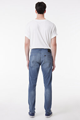 Luke Slim Tapered Esnek Jean Kot Pantolon - Oxford Tan-L719026UQ (görsel 5)