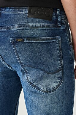 Luke Slim Tapered Fit Normal Bel Esnek Jean Kot Pantolon - Crown Blue-L719027398 (görsel 5)