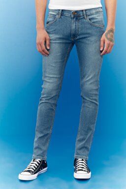 Luke Slim Tapered Fit Dar Kesim Esnek Jean Kot Pantolon - Light Blue-L719030404
