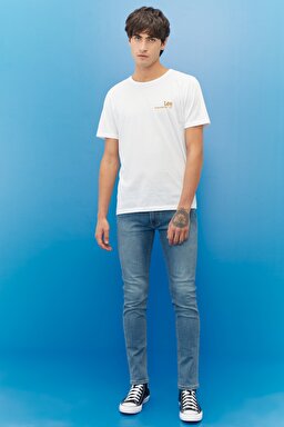 Luke Slim Tapered Fit Dar Kesim Esnek Jean Kot Pantolon - Light Blue-L719030404 (görsel 2)