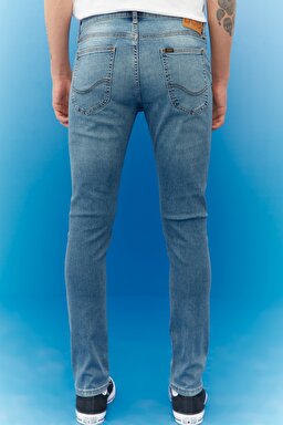 Luke Slim Tapered Fit Dar Kesim Esnek Jean Kot Pantolon - Light Blue-L719030404 (görsel 4)
