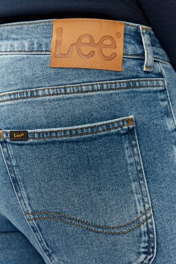 Luke Slim Tapered Esnek Jean Kot Pantolon - İndigo-L719033TF (görsel 4)