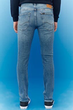 Luke Slim Tapered Esnek Jean Kot Pantolon - İndigo-L719033TF (görsel 5)