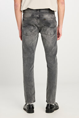 Luke Slim Fit Dar Kesim Normal Bel Açık Gri Esnek Jean Kot Pantolon - Light Grey-L719053CM (görsel 4)