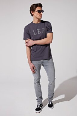 Luke Slim Fit Dar Kesim Normal Bel Gri Esnek Jean Kot Pantolon - Gray-L719058035 (görsel 2)