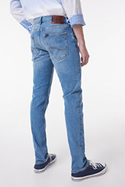 Luke Slim Fit Dar Kesim Düşük Bel Açık Mavi Esnek Jean Kot Pantolon - Light Blue-L719087404 (görsel 4)